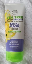 PETAL FRESH PURE TEA TREE VOLCANIC ASH FACIAL MASK BLEMISH CONTROL SALICYLIC ACI