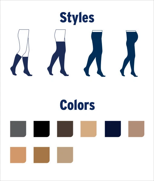 JOBST Women's UltraSheer Thigh High Dot Classic 20-30 mmHg Open Toe - Image 4 of 4