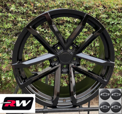 Gloss Black Camaro wheels fifth sixth gen (4) 20 x9'' inch 5547 style