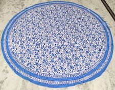 Made in India Hand Block Printed Table Cover With Napkins.