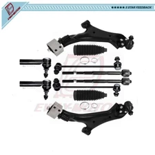 10x Front Lower Control Arm Suspension Tie Rod Sway Bar Fits Chevrolet Equinox