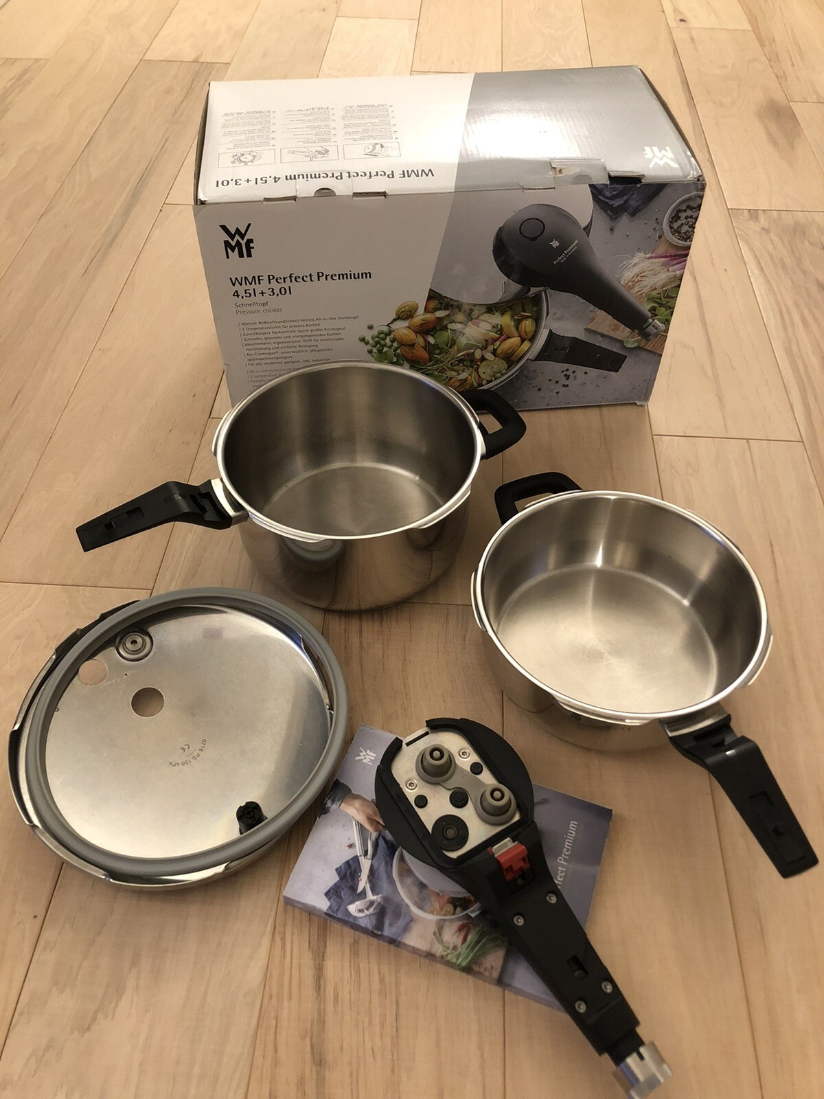 WMF Perfect Plus 6.5 Qt and 3 Qt Pressure Cookers Set