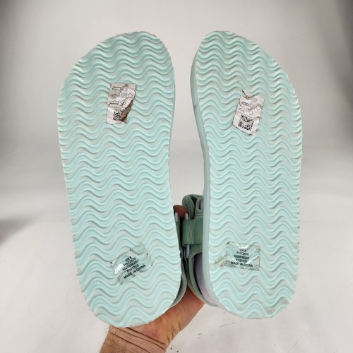 Asos Herren Design Tech Sandalen US 9 Hellgrün Pistazie Riemchen Schuhe - Bild 7 von 10