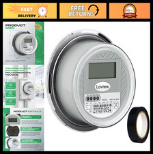 Digital Electric Meter 240V 2 Wire kWh Watt Power Meter LCD Display Energy Monit