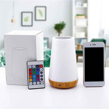 Lampe veilleuse rgb 13 couleurs tactile telecommande rechargeable