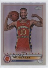 2022 Topps Chrome McDonald's All American Refractor Amari Bailey #61 0j07