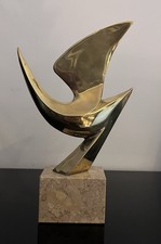 PHILIPPE JEAN; un modello di uccellino in bronzo in edizione limitata, numerato 15/300