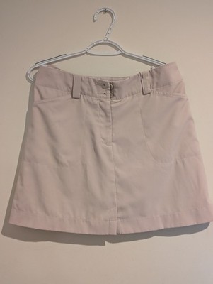 Nike Golf Womens Skort Skirt Fit Dri Tan Khaki Size 6 Excellent Condition
