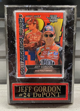 Jeff Gordon #24 High Gear 2008 Sports Card Plaque Bud Pole Award DuPont #56