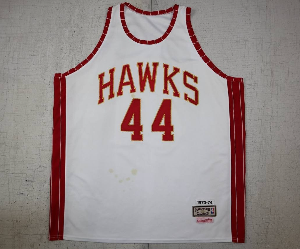 Mitchell & Ness Atlanta Hawks Pistol Pete Jersey 44 1973-74