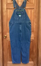 LIBERTY Overalls Size 42 Heavy Denim Jean Bib Chore Barn Workwear
