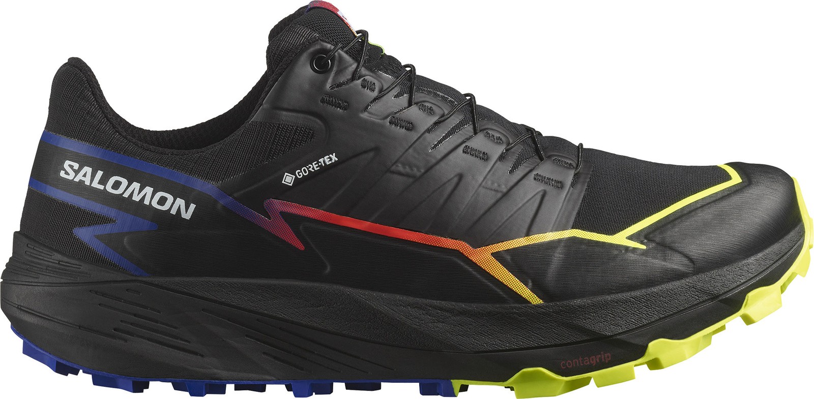 Scarpe da trail running Salomon Thundercorss GORE TEX da uomo nere impermeabili GTX Run