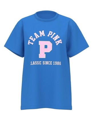 Vs Pink Shirt Blue Charge Pink FRIDAY Short Sleeve Size XS NWT