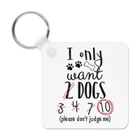 I Nur Want 2 Hunde SchlüSselanhäNger - Lustig Welpe