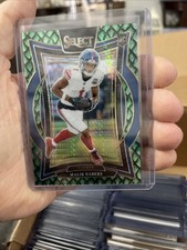 2024 Panini Select - Concourse Malik Nabers #29 Dragon Scale Prizm /81 (RC)