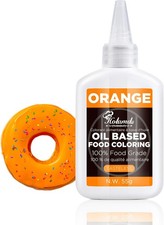 55g Oil Based Food Coloring - Vibrant Orange, Baking Essential, Fat Soluble Foo