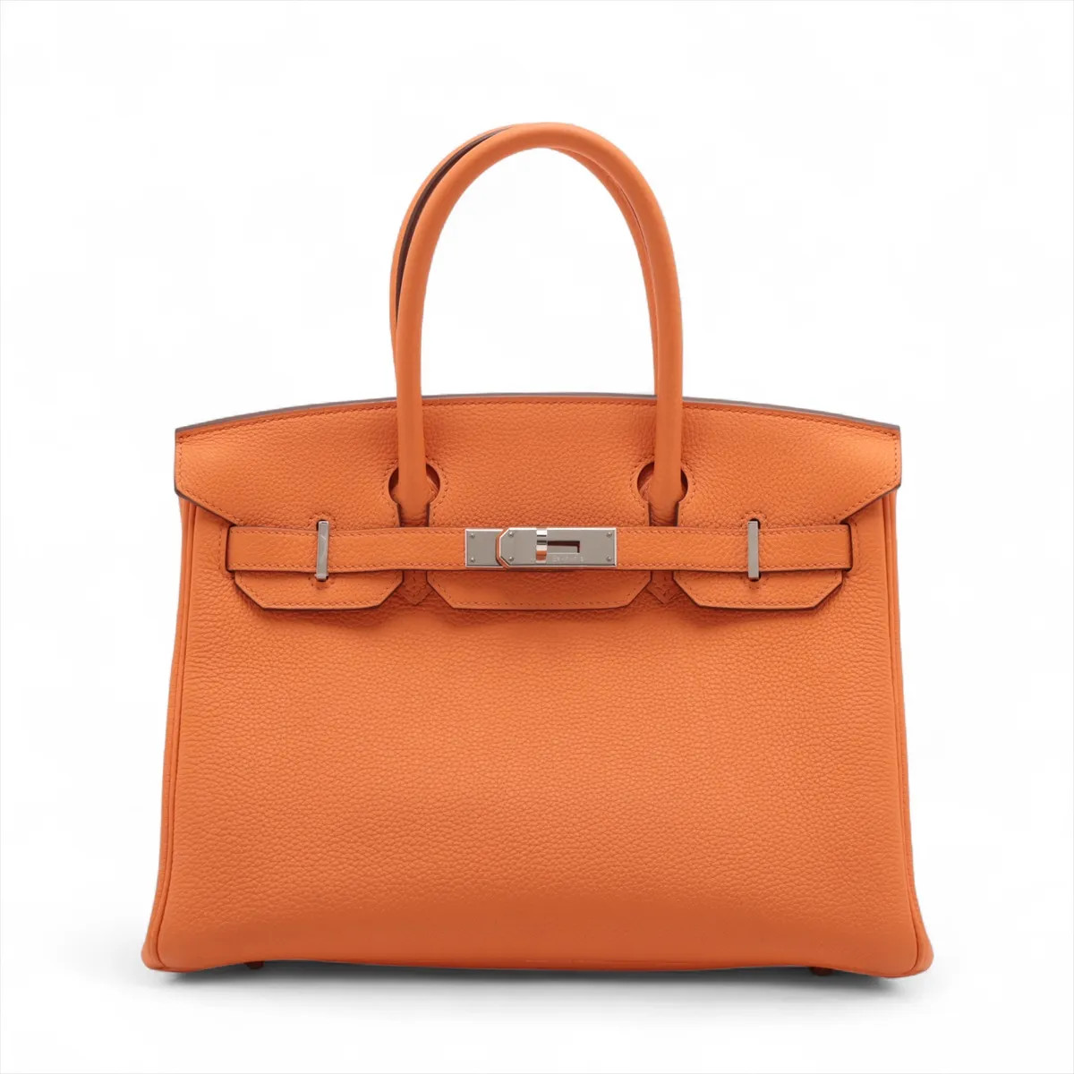 Hermès Birkin 30 Le Tournay Togo orange minian Silver Metal Fittings B: 2023