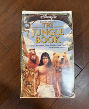 Disney The Jungle Book VHS PG 1994 NTSC Full Screen English