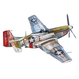 Military World War Planes Fighter Jet Bomber Aeroplane Self Adhesive Sticker