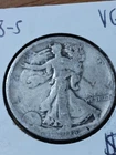 1918-S Walking Liberty Half Dollar - Circulated 90% Silver 50C