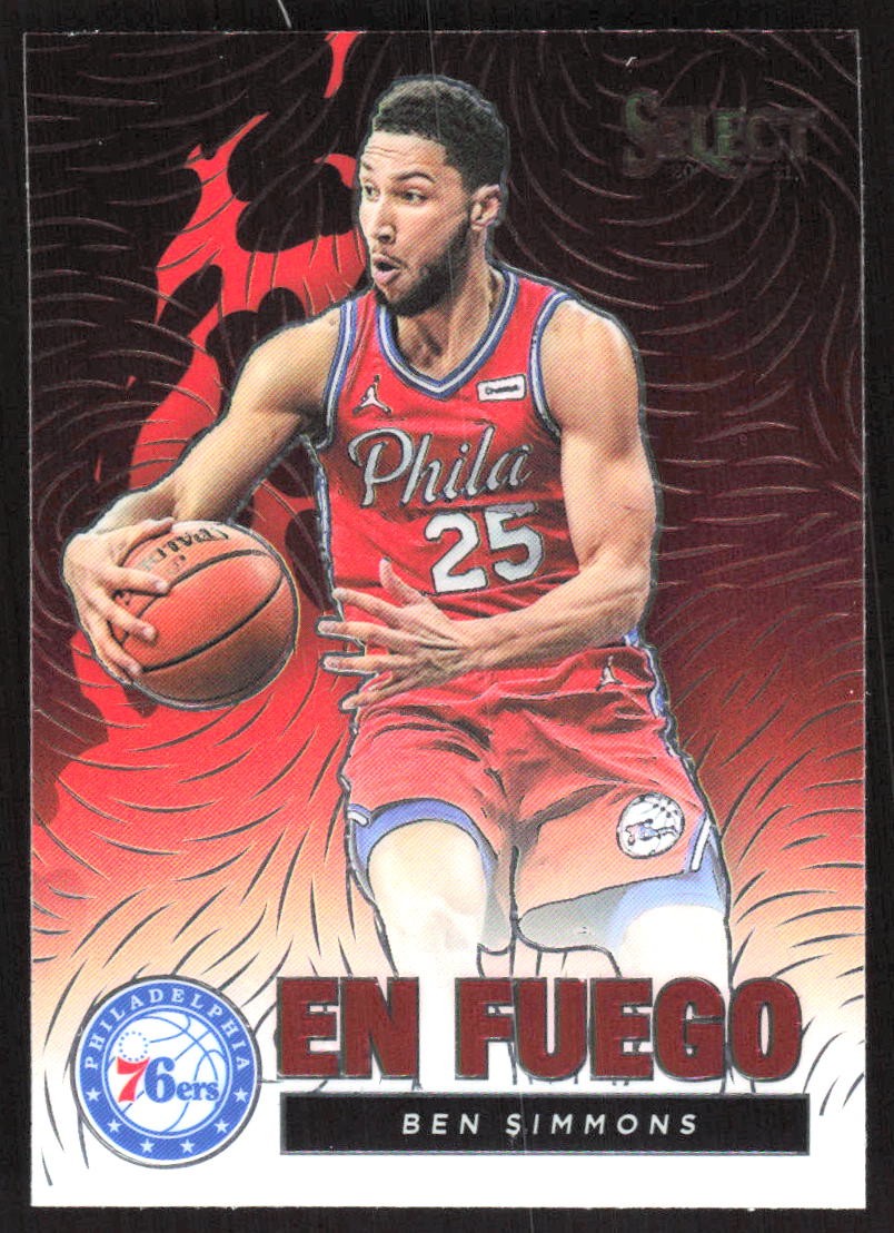 4294J 2020-21 Panini Select #10 Ben Simmons En Fuego
