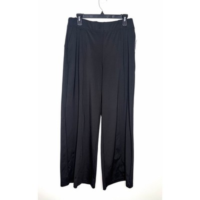 Old Navy High-Waisted PowerSoft Wide Leg Trouser Pants Sz L Blackjack Athleisure