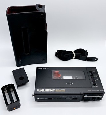 Sony Walkman Professional WM-D6C Kassetten-Player / Recorder mit Tasche und Gurt