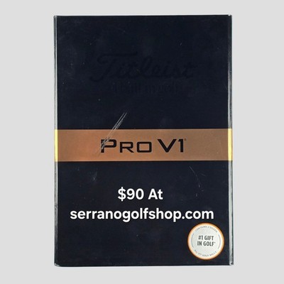 (HOLIDAY SALE!) Titleist (Prior Generation) Pro V1 Holiday Gift Box 2 Dozen