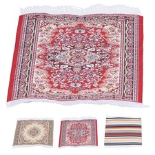 Dollhouse Woven Rug Unique Exquisite Miniature Carpet Decoration Accessories