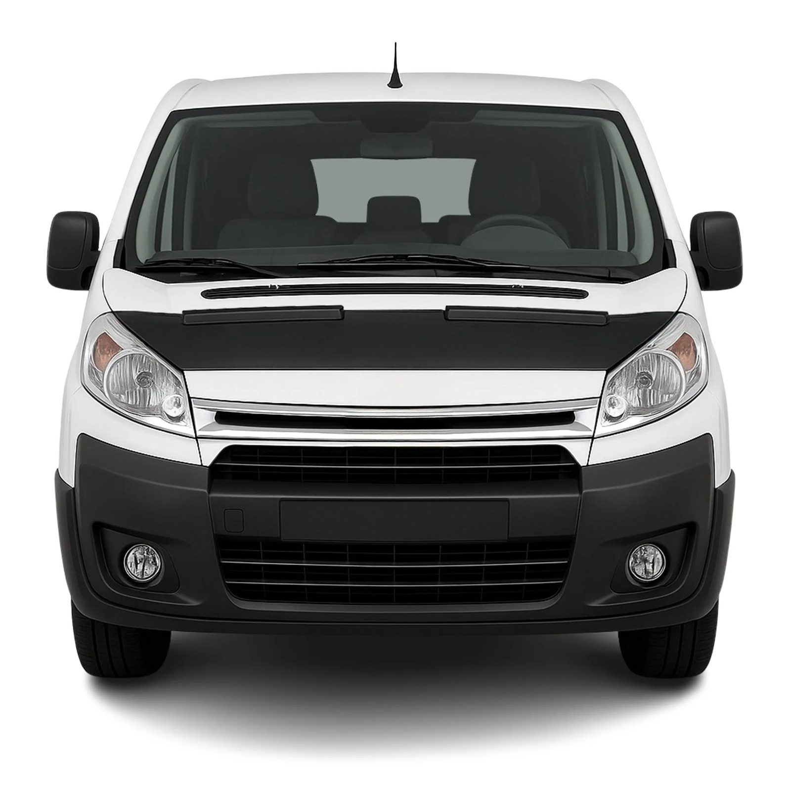 Protège capot noir en vinyle pour utilitaire Citroen Jumpy des années 2007 à 2017