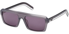Adidas Originals Shiny Grey Flat Top Navigator Sunglasses - OR0127 52E 56