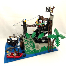 Lego Pirates 6273 Rock Island Refuge - Manual 98% Complete NO BOX Play Wear 1991