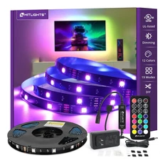 32.8Ft LED Strip Lights, RGB 5050 Color Changing LED Light Kit Ultra Brighter 30
