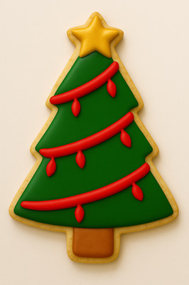 Weihnachtsbaum extra groß 15 cm Glasur Fondant Kuchen Teig Ausstecher