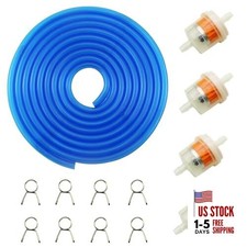  Gas Fuel Line Tube for ATV Dirt Bike Go Kart Moped Pocket Bike (10 ft) Blue