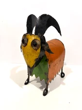 Recycled Metal Goat-Mexican Folk Art-Decor-Garden-Patio-Animal-Metal-Two Size