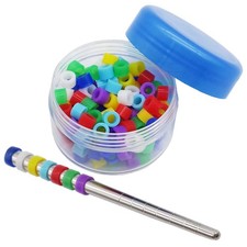 FOIBURELY 90 pcs Bird Ring Leg Bands for Canary Gouldian 3mm, Multicolor