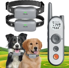 Wireless Dog Fence System for 2 Dogs Electric Wireless Fence for Dogs with 2 Col