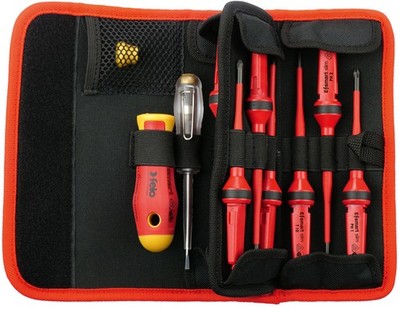 Felo Schraubendreher Werkzeugtasche 12-teilig E-smart slim VDE 063 SL | PH | ...