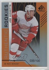 2018 SP Game Used Authentic Rookies Orange Rainbow 35/100 Joe Hicketts #198 y0i