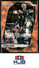 2024 Panini Prizm WNBA Alysha Clark Ice Orange Prizms #101 Las Vegas Aces
