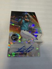 2024 Leaf Press Pass Premium Autograph Triple Threat Lazaro Montes #D 4/10