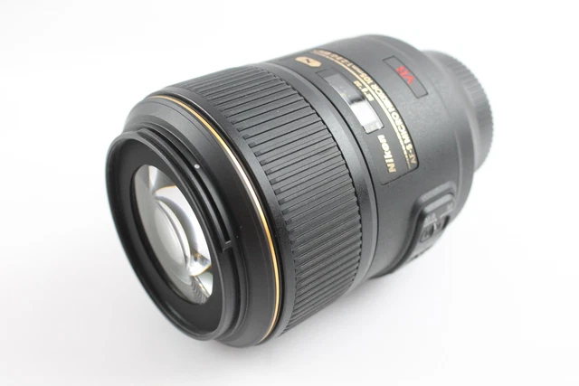 Nikon AF-S Micro Nikkor 105mm F/2.8 G ED VR Autofocus Camera Lens Working