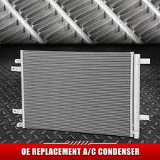 For 17-22 Ford F250 F350 F450 Super Duty OE Style Aluminum AC A/C Condenser