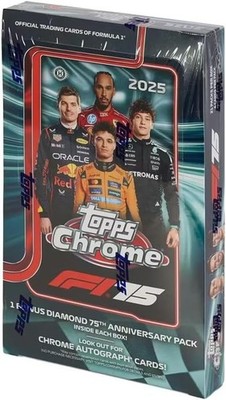 Topps Chrome Formula 1 2025 - F1 - Hobby Box - NEU, OVP, SEALED