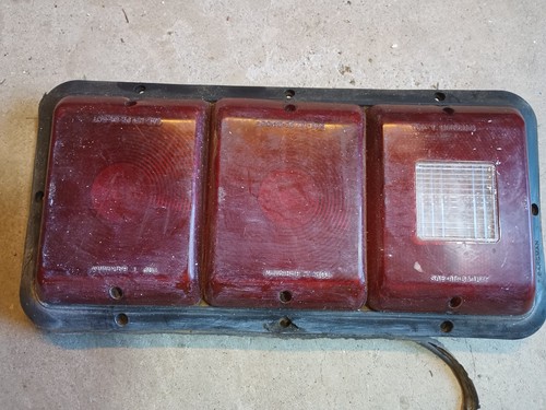 Bargman RV Trailer Truck Van Camper lights lexan vintage tail light