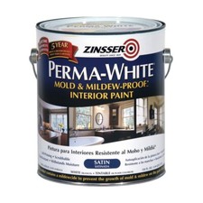 Zinsser Perma-White Satin White Water-Based M...