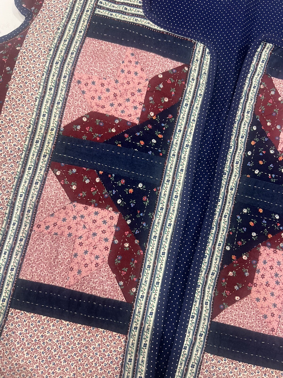 Quilted Patchwork Vintage Prairie Vest - image 5