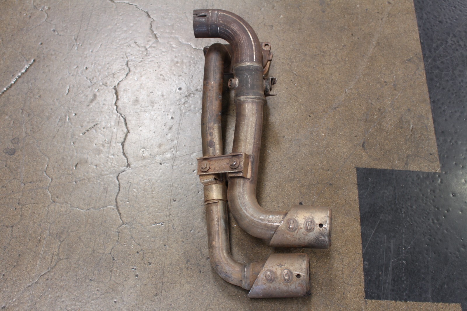 Ferrari F430, RH, Right, Rear Exhaust Tail Pipe, Burn Damage, Used, P/N 216040