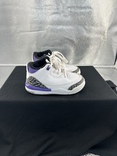 Air Jordan Retro 3 TD 'Dark Iris' DM0968-105 - Size 7C